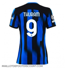 Maillot de football Réplique Inter Milan Marcus Thuram #9 Domicile Femme 2023-24 Manche Courte