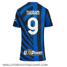 Maillot de football Réplique Inter Milan Marcus Thuram #9 Domicile Femme 2024-25 Manche Courte