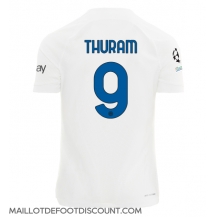 Maillot de football Réplique Inter Milan Marcus Thuram #9 Extérieur 2023-24 Manche Courte