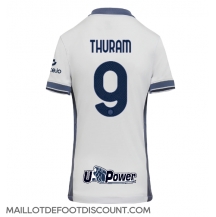 Maillot de football Réplique Inter Milan Marcus Thuram #9 Extérieur Femme 2024-25 Manche Courte