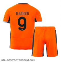 Maillot de football Réplique Inter Milan Marcus Thuram #9 Troisième Enfant 2023-24 Manche Courte (+ Pantalon court)