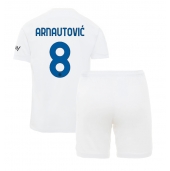 Maillot de football Réplique Inter Milan Marko Arnautovic #8 Extérieur Enfant 2023-24 Manche Courte (+ Pantalon court)