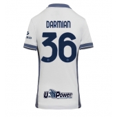 Maillot de football Réplique Inter Milan Matteo Darmian #36 Extérieur Femme 2024-25 Manche Courte