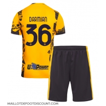 Maillot de football Réplique Inter Milan Matteo Darmian #36 Troisième Enfant 2024-25 Manche Courte (+ Pantalon court)