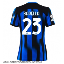 Maillot de football Réplique Inter Milan Nicolo Barella #23 Domicile Femme 2023-24 Manche Courte