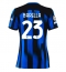 Maillot de football Réplique Inter Milan Nicolo Barella #23 Domicile Femme 2023-24 Manche Courte