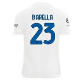 Maillot de football Réplique Inter Milan Nicolo Barella #23 Extérieur 2023-24 Manche Courte