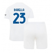 Maillot de football Réplique Inter Milan Nicolo Barella #23 Extérieur Enfant 2023-24 Manche Courte (+ Pantalon court)