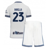 Maillot de football Réplique Inter Milan Nicolo Barella #23 Extérieur Enfant 2024-25 Manche Courte (+ Pantalon court)