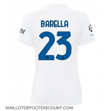 Maillot de football Réplique Inter Milan Nicolo Barella #23 Extérieur Femme 2023-24 Manche Courte