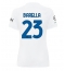 Maillot de football Réplique Inter Milan Nicolo Barella #23 Extérieur Femme 2023-24 Manche Courte