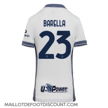 Maillot de football Réplique Inter Milan Nicolo Barella #23 Extérieur Femme 2024-25 Manche Courte