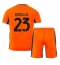 Maillot de football Réplique Inter Milan Nicolo Barella #23 Troisième Enfant 2023-24 Manche Courte (+ Pantalon court)