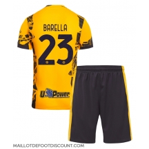 Maillot de football Réplique Inter Milan Nicolo Barella #23 Troisième Enfant 2024-25 Manche Courte (+ Pantalon court)