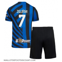 Maillot de football Réplique Inter Milan Piotr Zielinski #7 Domicile Enfant 2024-25 Manche Courte (+ Pantalon court)