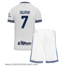 Maillot de football Réplique Inter Milan Piotr Zielinski #7 Extérieur Enfant 2024-25 Manche Courte (+ Pantalon court)