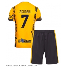 Maillot de football Réplique Inter Milan Piotr Zielinski #7 Troisième Enfant 2024-25 Manche Courte (+ Pantalon court)