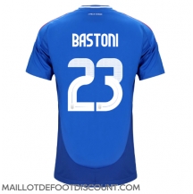 Maillot de football Réplique Italie Alessandro Bastoni #23 Domicile Europe 2024 Manche Courte