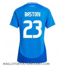 Maillot de football Réplique Italie Alessandro Bastoni #23 Domicile Femme Europe 2024 Manche Courte