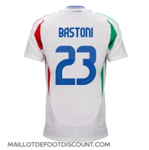 Maillot de football Réplique Italie Alessandro Bastoni #23 Extérieur Europe 2024 Manche Courte