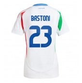 Maillot de football Réplique Italie Alessandro Bastoni #23 Extérieur Femme Europe 2024 Manche Courte