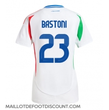 Maillot de football Réplique Italie Alessandro Bastoni #23 Extérieur Femme Europe 2024 Manche Courte