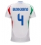 Maillot de football Réplique Italie Alessandro Buongiorno #4 Extérieur Europe 2024 Manche Courte