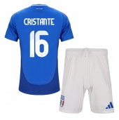 Maillot de football Réplique Italie Bryan Cristante #16 Domicile Enfant Europe 2024 Manche Courte (+ Pantalon court)