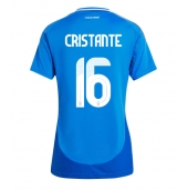 Maillot de football Réplique Italie Bryan Cristante #16 Domicile Femme Europe 2024 Manche Courte