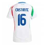 Maillot de football Réplique Italie Bryan Cristante #16 Extérieur Femme Europe 2024 Manche Courte