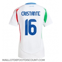 Maillot de football Réplique Italie Bryan Cristante #16 Extérieur Femme Europe 2024 Manche Courte