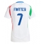 Maillot de football Réplique Italie Davide Frattesi #7 Extérieur Femme Europe 2024 Manche Courte