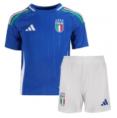 Maillot de football Réplique Italie Domicile Enfant Europe 2024 Manche Courte (+ Pantalon court)