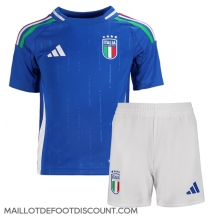 Maillot de football Réplique Italie Domicile Enfant Europe 2024 Manche Courte (+ Pantalon court)