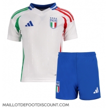 Maillot de football Réplique Italie Extérieur Enfant Europe 2024 Manche Courte (+ Pantalon court)