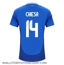 Maillot de football Réplique Italie Federico Chiesa #14 Domicile Europe 2024 Manche Courte