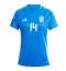 Maillot de football Réplique Italie Federico Chiesa #14 Domicile Femme Europe 2024 Manche Courte