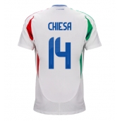 Maillot de football Réplique Italie Federico Chiesa #14 Extérieur Europe 2024 Manche Courte