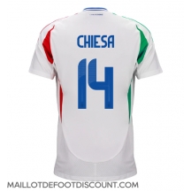 Maillot de football Réplique Italie Federico Chiesa #14 Extérieur Europe 2024 Manche Courte