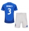 Maillot de football Réplique Italie Federico Dimarco #3 Domicile Enfant Europe 2024 Manche Courte (+ Pantalon court)