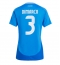 Maillot de football Réplique Italie Federico Dimarco #3 Domicile Femme Europe 2024 Manche Courte