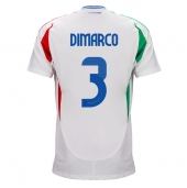 Maillot de football Réplique Italie Federico Dimarco #3 Extérieur Europe 2024 Manche Courte