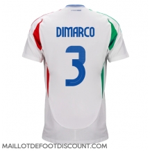 Maillot de football Réplique Italie Federico Dimarco #3 Extérieur Europe 2024 Manche Courte