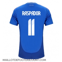 Maillot de football Réplique Italie Giacomo Raspadori #11 Domicile Europe 2024 Manche Courte