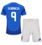 Maillot de football Réplique Italie Gianluca Scamacca #9 Domicile Enfant Europe 2024 Manche Courte (+ Pantalon court)