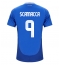 Maillot de football Réplique Italie Gianluca Scamacca #9 Domicile Europe 2024 Manche Courte