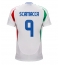 Maillot de football Réplique Italie Gianluca Scamacca #9 Extérieur Europe 2024 Manche Courte