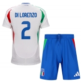 Maillot de football Réplique Italie Giovanni Di Lorenzo #2 Extérieur Enfant Europe 2024 Manche Courte (+ Pantalon court)