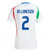 Maillot de football Réplique Italie Giovanni Di Lorenzo #2 Extérieur Femme Europe 2024 Manche Courte