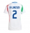 Maillot de football Réplique Italie Giovanni Di Lorenzo #2 Extérieur Femme Europe 2024 Manche Courte